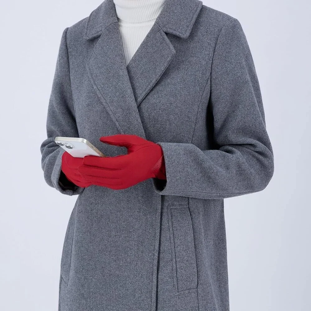Women's Chilli - Smartdri Spandex Gloves Warm Fleece Lined Chevron Touchscreen